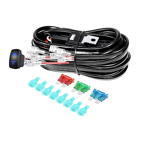 Cableado antiniebla para rutas nocturnas en todoterreno ATV y SUV con interruptor resistente