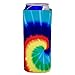 Tie Dye Neoprene Collapsible Slim 12oz Can Coolie