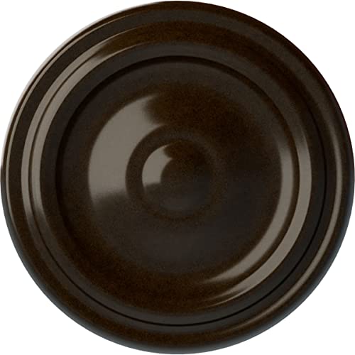 Image of 9 5 /8 inchOD x 1 1 /8 inchP Maria Ceiling Medallion (Fits Canopies up to 1 3 /4 inch), Bronze
