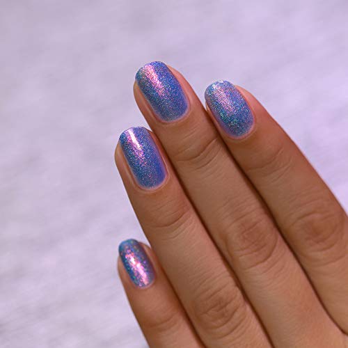 Image of ILNP Pool Party - Vivid Iridescent Blue Holographic Jelly Nail Polish