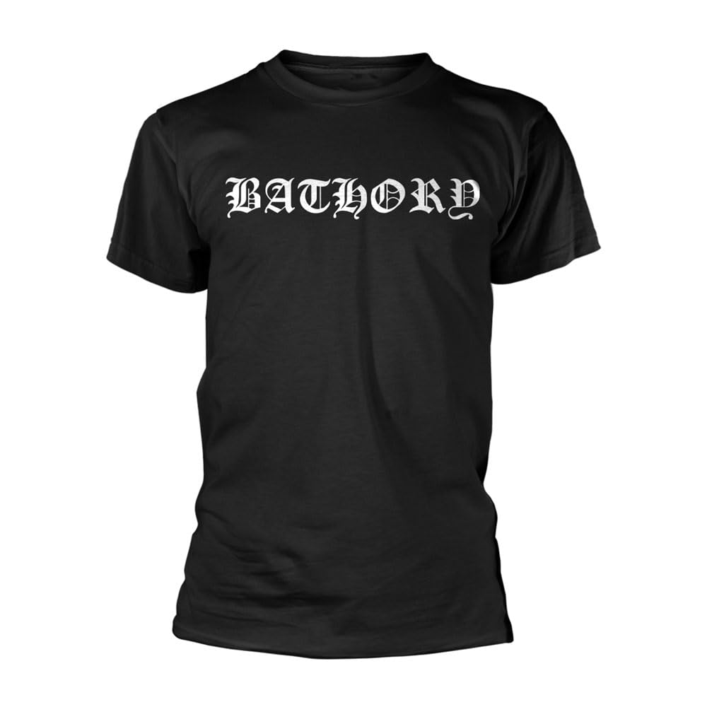 Bathory Band Logo T Shirt XL Black
