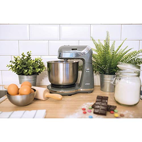 LIVOO Feel good moments - DOP137 Multifunktions-Küchenmaschine, Grau – Bild 5