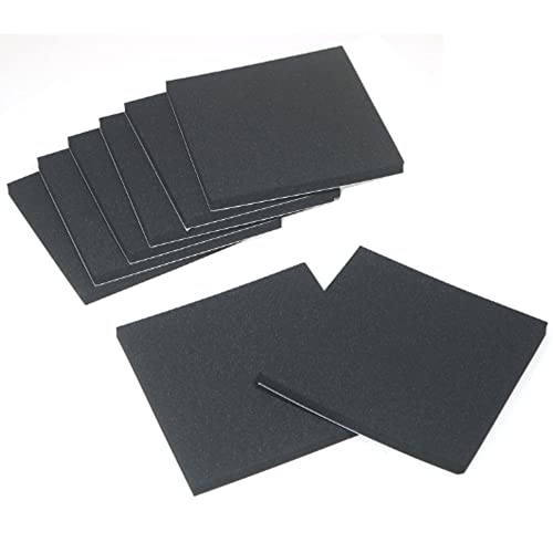 Image of Foam Padding Sheet 1 /4 inch Thick with Adhesive,Adhesive Foam Pad,Closed Cell Foam Sheet Square Rubber Pad Anti-Slip 4 inch X 4 inch X 1 /4 inch (8, 4Inch x 4Inch x1 /4Inch)