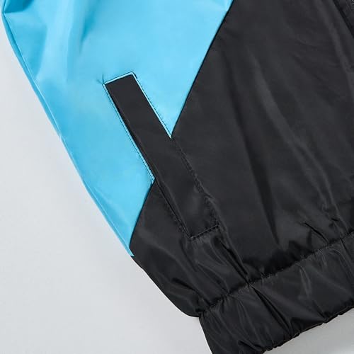 Image of LOLANTA Boys' Girls' Color Block Jacket Track Pants Sets Hip Hop Dance Patchwork Clothes Unisex Streetwear