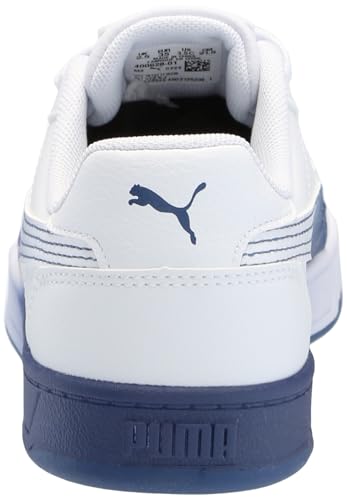 PUMA Caven Sneaker, White-Blazing Blue, 11 US Unisex Little Kid3