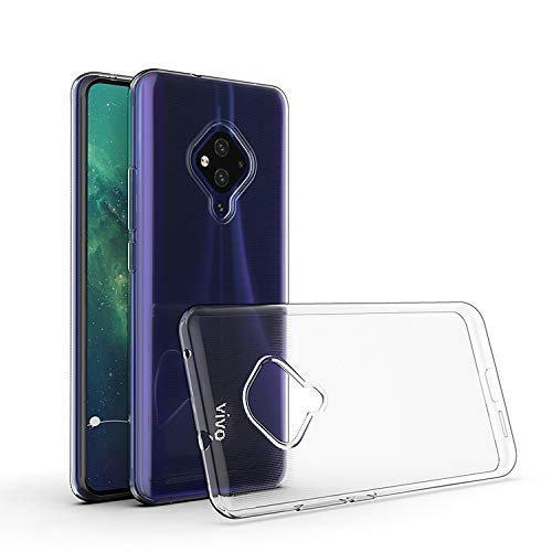 Image of Case Creation Brand - Mobile Cover for Vivo S1 Pro (Soft & Flexible Back Case), Transparent