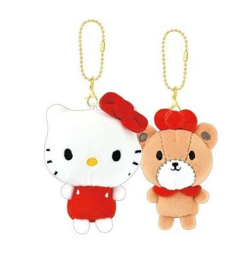 Amazon.co.jp: ニコぬいキーホルダー ハローキティ＆タイニー
