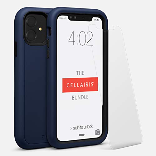 70% Off Discount The Cellairis Bundle, iPhone 11-Compatible Cell Phone Case and Tempered-Glass Screen Protector, Navy Blue 70% Off Discount The Cellairis Bundle, iPhone 11-Compatible Cell Phone Case and Tempered-Glass Screen Protector, Navy Blue