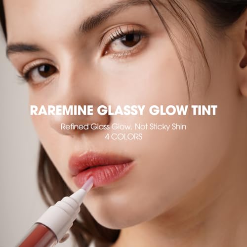 Image of Glassy Glow Lip Stain Tint - Long Lasting Lip Velvet | Clicker Pen Type | Pure Silicone Tip | Airless Fresh-Lock | Smudge-Proof | High-Shine Finish | 5ml | Made in Korea (04 Better)