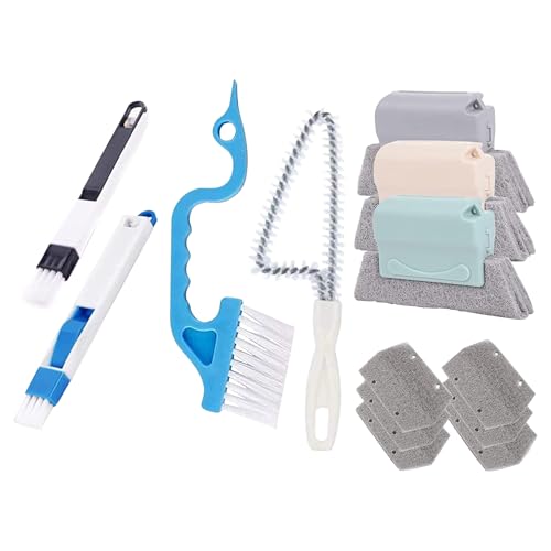 Limpiador de banco - Herramienta de cuidado de juntas, práctica manija, limpieza de ranuras, 1 juego para cocina, banco, baño, azulejos, hogar, coche, ventilación, ducha