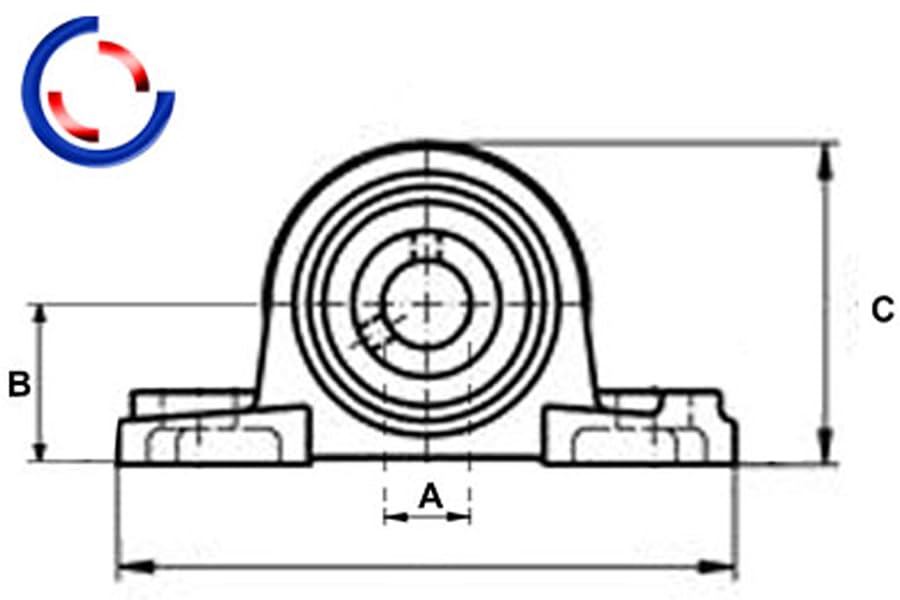 Stehlager Gehäuselager Wellenlager 75mm UCP215
