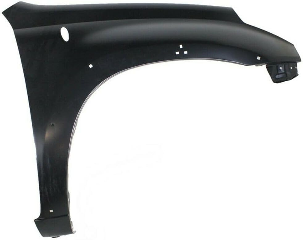 1pc Fender Repair Quarter Panel Patch Front Right Passenger Side Steel Primed for Car with Molding Holes 14902540 5381142180 TO1241189