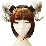 Gothic Gold/Silver Sheep Horn Headband Vintage Hairband Christmas Party Cosplay Headwear DIY Photo...
