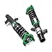 R9-HS2-076_1 compatible with Ford Focus FWD (MK3) 2012-18 Hyper-Street II Coilover Kit w/ 32-Way Damping Force Adjustment Lowering Kit by Rev9, 32 Damping Level Adjustment