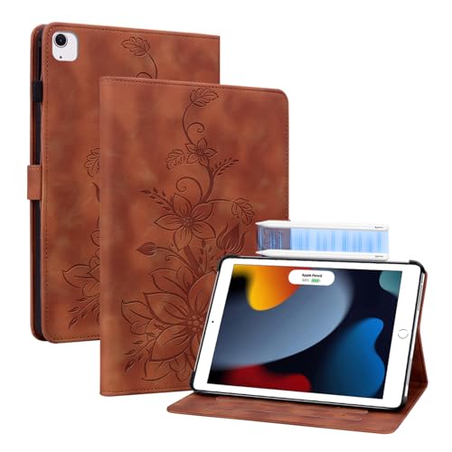 Coque iPad 10.2 pouces marron pour optimiser votre espace de travail