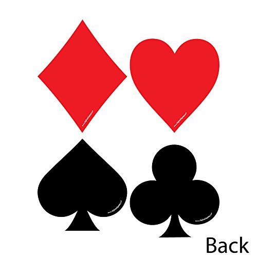 Las Vegas - Card Suits Decorations Diy Casino Party Essentials - Set Of 20 #TOP2