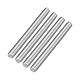 QUARKZMAN 4 Stück Vollgewindespindel, M8 x 70mm, 304 Edelstahl, Rechtsgewinde, Gewindestangen, M8-1.25 Gewindesteigung für Möbel- und Maschinenmontage
