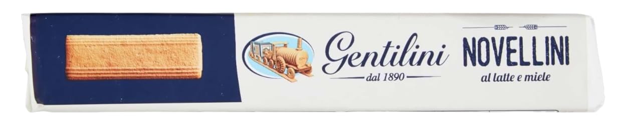 Gentilini Novellini Biscotti al Latte e Miele 250g [CAIYA® BOX da 8 Confezioni]