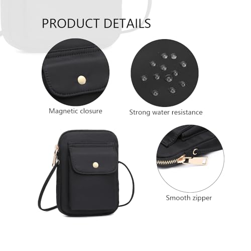 nylon Crossbody Lanyard Mobile Phone Bag Stylish Accessory With Adjustable Strap3