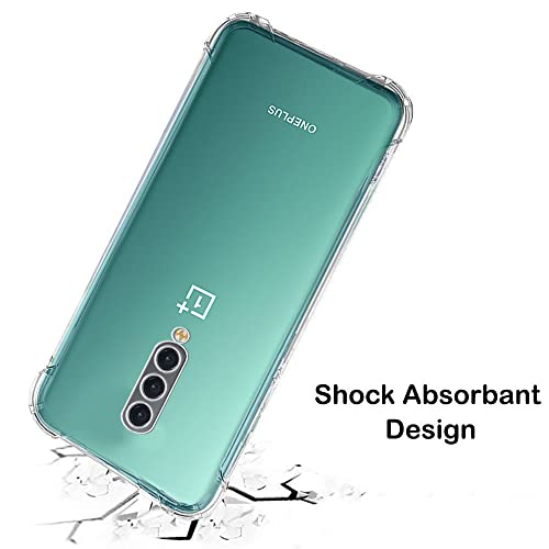 Image of TheGiftKart Crystal Clear Back Cover Case for OnePlus 8 | Raised Bumps for Camera & Screen Protection | Ultra Clear Soft Silicone Back Cover Case for OnePlus 8 (TPU, Transparent)