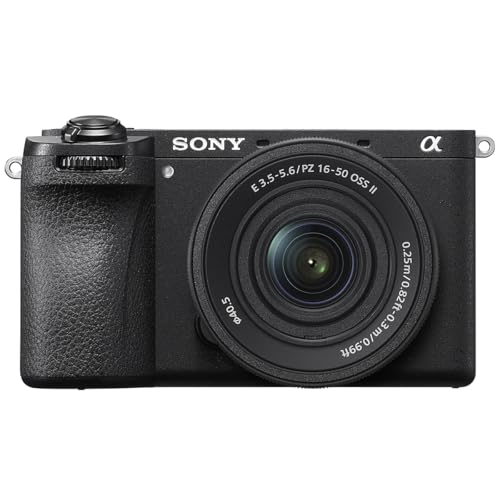 Sony Alpha 6700 – APS-C Interchangeable Lens Camera with 26 MP Sensor, 4K Video, AI-Based Subject Recognition, Log Shooting, LUT Handling and E PZ 16-50mm F3.5-5.6 OSS, ILCE6700K/B, Black
