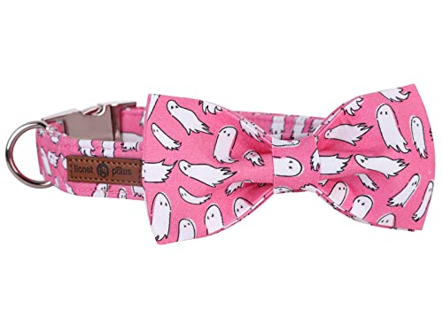 Lionet Paws Dog Collar with Bowtie, Halloween Bowtie for Dogs and Cats Adjustable Comfortable Dog Collar Girl, S, Neck 25-40cm - Image 4