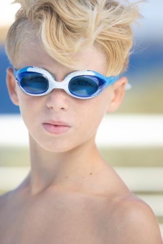 Arena Spider Jr, Occhialini Unisex-Youth, R_Pink-Grey-Pink, Lenti Non Specchiate - 3