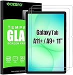 2-Pack Screen Protector for Samsung Galaxy Tab A11+/A9 Plus 11-inch | 9H Tempered Glass Film, Easy Installation, Bubble-Free, Anti-Scratch, Ultra Clear