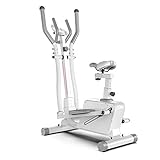 Step Fitness Machines, 2-in-1 Dual-Action Air Elliptical & Bike | Adjustable Seat | Adjustable Tension | Track Your Progress Fashionable