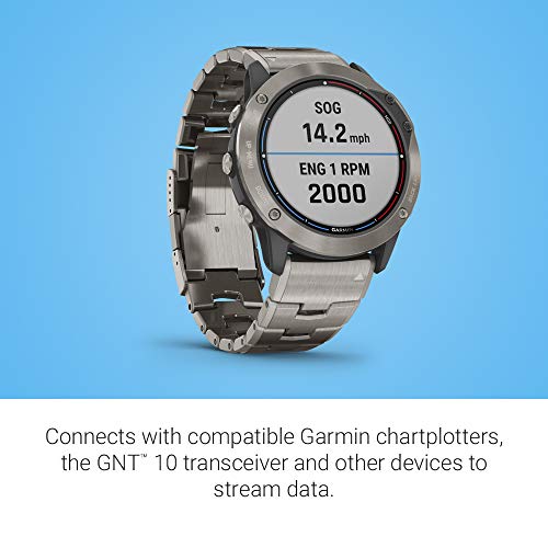 Garmin Quatix 6X Multisport Marine Smartwatch, Comprehensive Boat Connectivity (010-02157-30) #TOP2