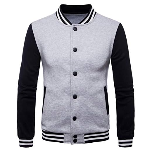 Jaqueta College Moletom Masculina Casaco Colegial