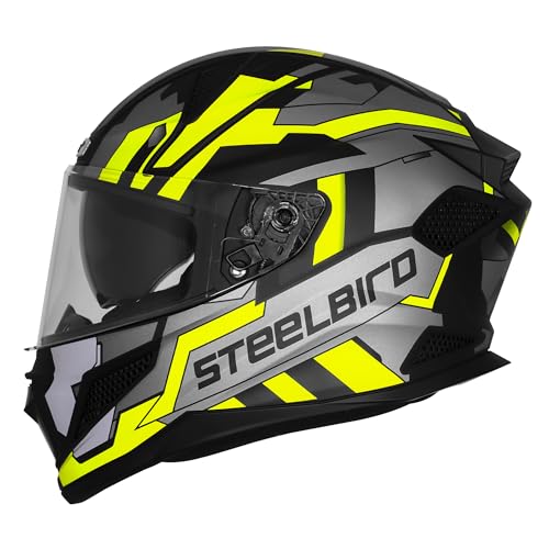 Steelbird SBH-25 Rudra Prithvi ISI Certified Full Face Graphic He...