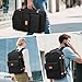 MATEIN Anti Theft Personal Item Backpack 18x14x8, Underseat Travel Backpack with Water Bottle Holder Fit 15.6 Inch Laptop, TSA Approved Luggage Bag with Shoe Compartment for Spirit Airlines, 2 Pcs Set