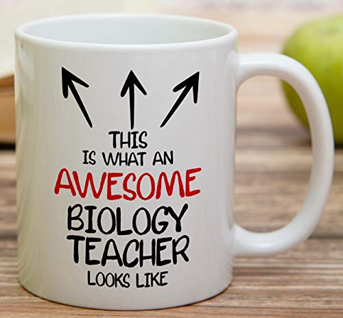 Retreez Funny Mug - This is What an Awesome Biology Teacher Looks Like 11 Oz Ceramic Coffee Mugs - Funny, Sarcastic, Motivational, Inspirational birthday gifts for friends, coworkers, dad, mom - Image 5
