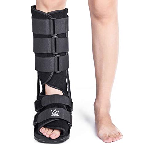 Kingdom GB CAM Walker Ortho Fracture Médical Chirurgical Cheville Brace Leg Injury Support Protective Boot Foot Support CE FDA ISO13485 Approuvé (36/38 EU, noir) Cover