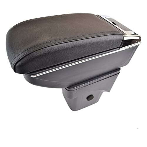 Accoudoir Ford Focus 2 MK2 console centrale en cuir noir pour modèles 2005 à 2011