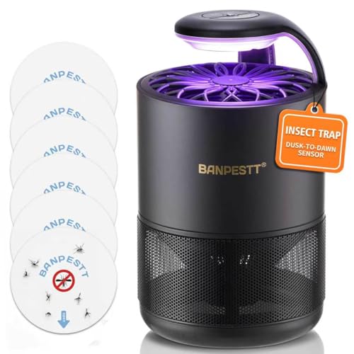 BANPESTT Automatic Insect Trap: Dusk-to-Dawn Sensor and Powerful Suction Quiet, Non-Zapper - image 1