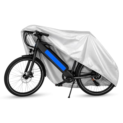 Funda Para Moto Y Bicicleta Eléctrica Impermeable Anti-UV, 210x120 Cm, Gris