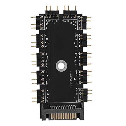 Heayzoki 5V 3-Pin RGB 11-Porte Hub Docking Station...