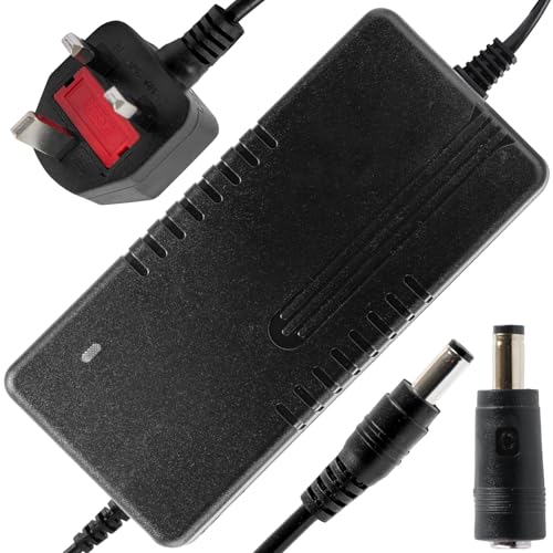 Image of 54.6V 2A Charger for 48V Lithium Battery, Electric Bike Charger Replacement AC Power Adapter for E-Bike and Electric Scooter