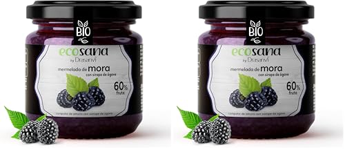 Drasanvi Mermelada Extra Mora S/Azucar Bio 260G Ecosana 260 g (Paquete de 2)