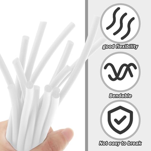 Image of Frienda Backer Rod Foam Rubber Caulk Saver Concrete Expansion Joint Filler Weather Strip Seal for Gaps and Joints (White,1 /8 Inch X 100 ft)