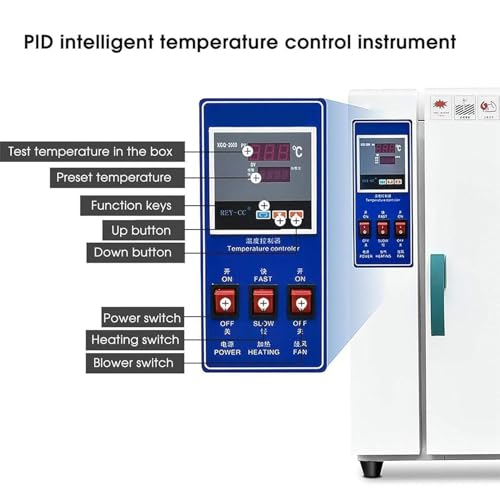 Horno de Secado al vacío con Controlador Digital y manómetro para un Calentamiento y Secado precisos.