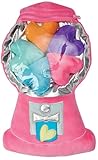 iscream Floating Hearts Gumball Machine Fleece Pillow Set with Mini Heart Pillows