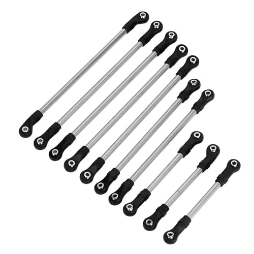 RC Upgrade Accessories for TRX4 1/10 313MM 324mm Wheelbase Stainless Steel Links Plastic Rod End Unassembled Kit RC Crawler Car Accessories Replacement Car Parts(324mm Wheelbase)