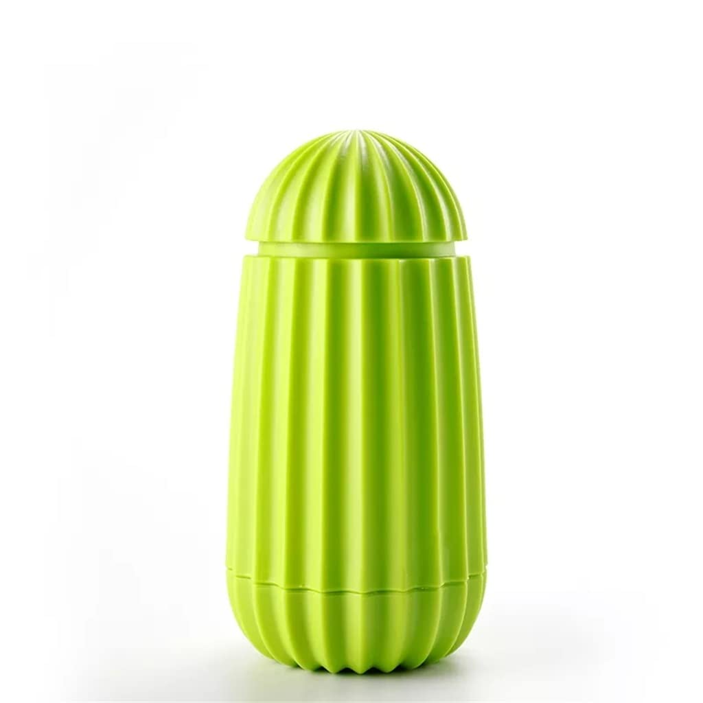 Porta stuzzicadenti Automatico a Forma di Cactus Porta batuffolo di Cotone Scatola portaoggetti in bambù Decorazione Tavolo da Pranzo per la casa (D Come Mostra)