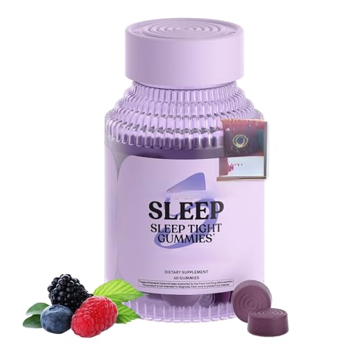 Sleep Gummies Melatonin Medication Free Occasional Insomnia Gluten Free (60 tablets)
