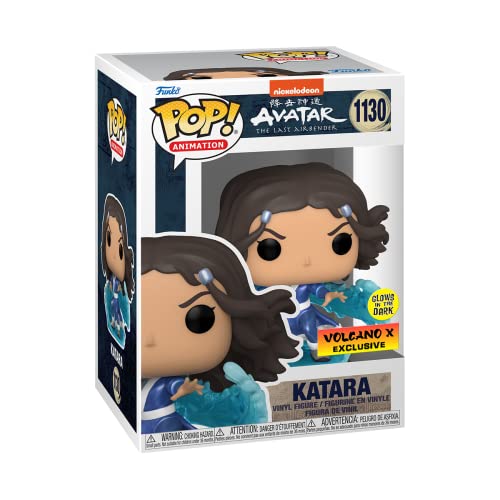 Funko POP! Animation Avatar Katara (Glow in The Dark & Metallic), Exclusive, Blue,white, 3.75 inches - Image 2