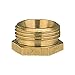 Price comparison product image GARDENA Brass Reducer: Brass connecting Piece to The Pipe Connection with a quick coupling, 26.5 mm (3/4 ") - AG / 21 mm (1/2") - IG (7270-20)