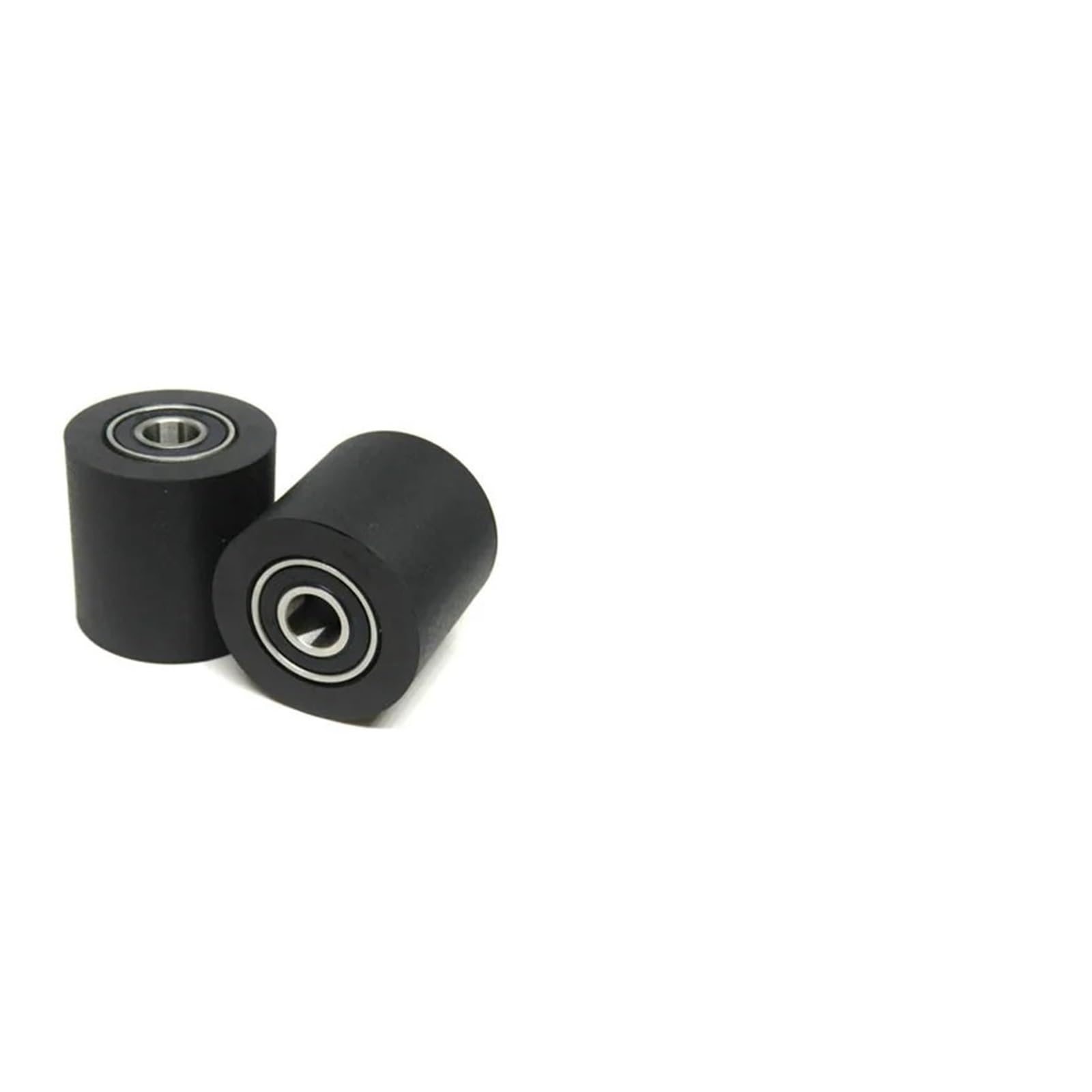 HCVYQMMJ 1 Piece Diameter 30mm Hole 8mm 698 Double Bearing Polyurethane Pulley 8x30x30 PUT69830-30 PU Rubber mask Machine Pressure Plate Roller(6x30x30mm)